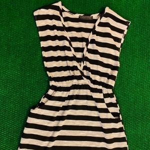 Cute black stripes dress